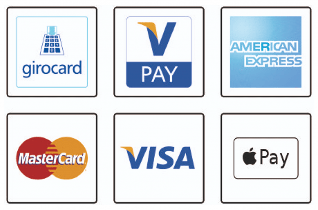 Piktogramme Zahlungsmittel